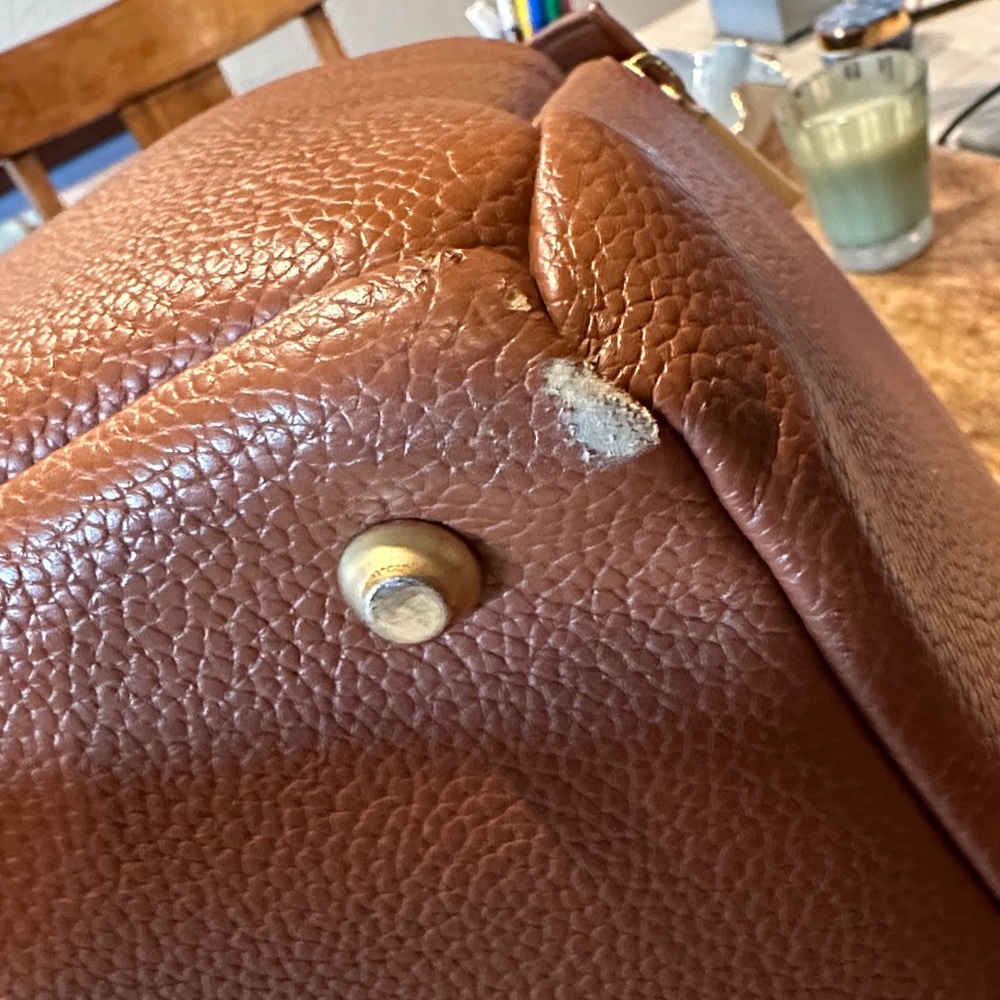 Freshly Picked Brown Leather Baby Bag - Picture 7 of 13